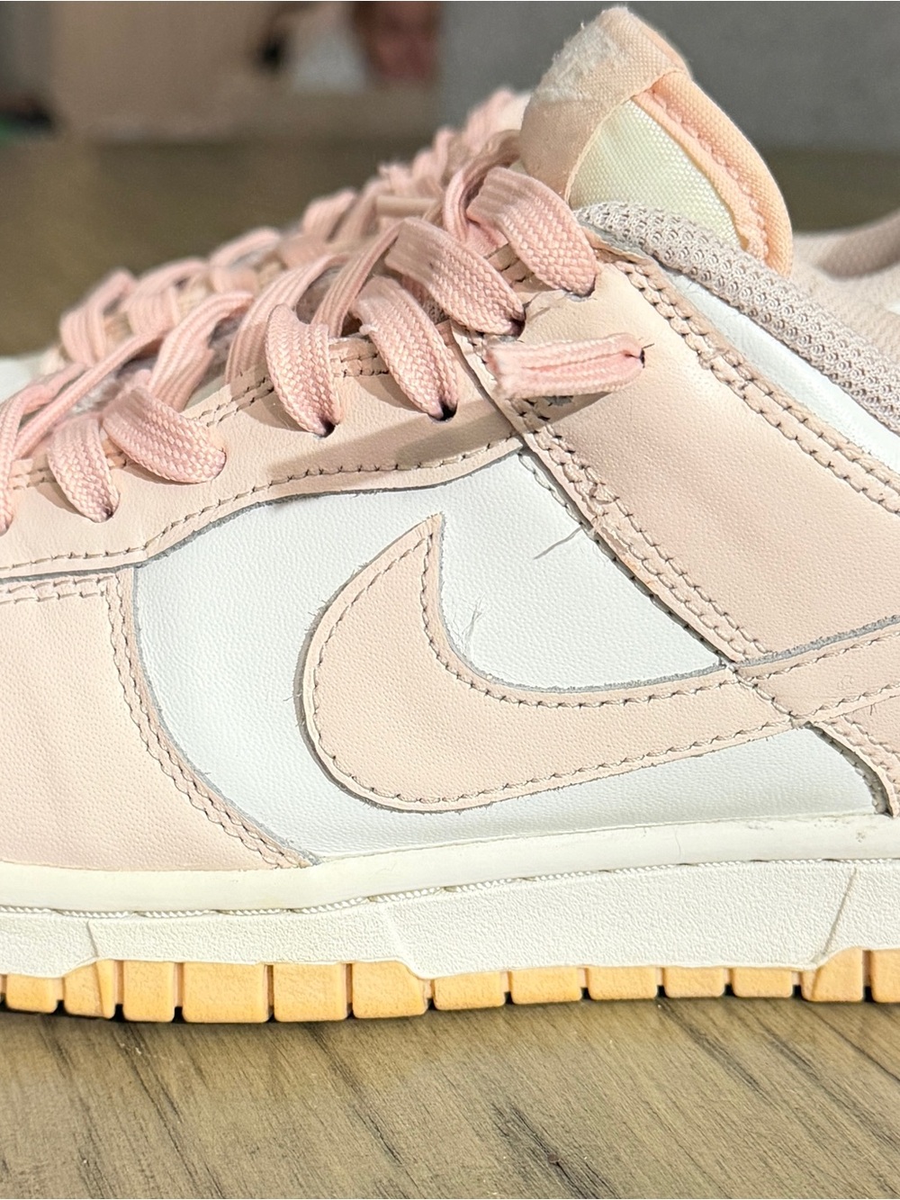 Nike Dunk low Orange pearl pink womens Size 7 DD1503-102